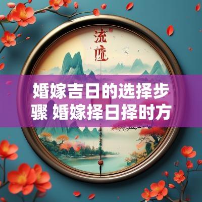 婚嫁吉日的选择步骤 婚嫁择日择时方法