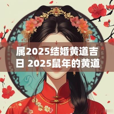 属2025结婚黄道吉日 2025蛇年的黄道吉日 属2025结婚黄道吉日 2025蛇年的黄道吉日