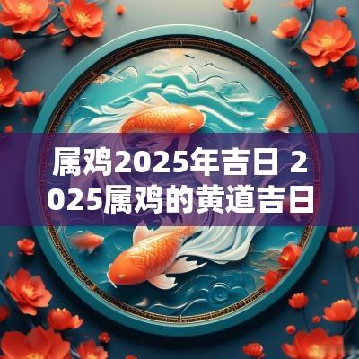 属鸡2025年吉日 2025属鸡的黄道吉日