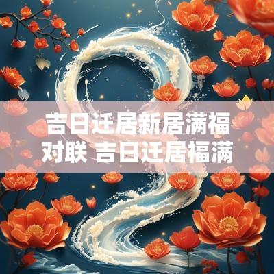 吉日迁居新居满福对联 吉日迁居福满新家