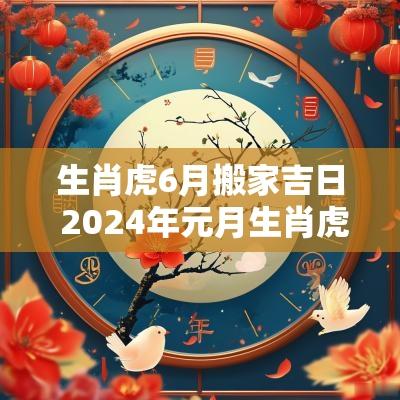 生肖虎6月搬家吉日 2025年元月生肖虎跟猪的搬家吉日