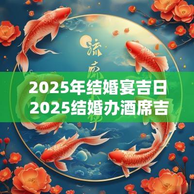 2025年结婚宴吉日 2025结婚办酒席吉日一览表