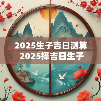 2025生子吉日测算 2025择吉日生子
