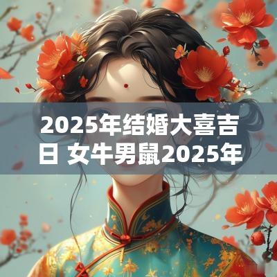 2025年结婚大喜吉日 女牛男鼠2025年结婚吉日 2025年结婚大喜吉日 女牛男鼠2025年结婚吉日