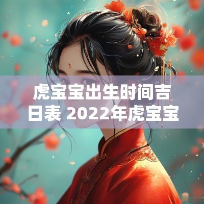 虎宝宝出生时间吉日表 2025年虎宝宝出生吉日