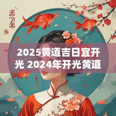2025黄道吉日宜开光 2025年开光黄道吉日一览表