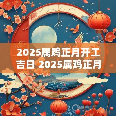 2025属鸡正月开工吉日 2025属鸡正月动土吉日
