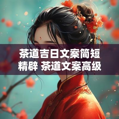 茶道吉日文案简短精辟 茶道文案高级感