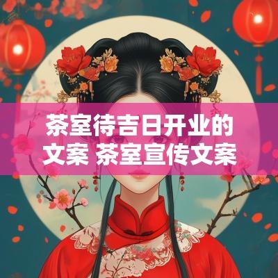 茶室待吉日开业的文案 茶室宣传文案