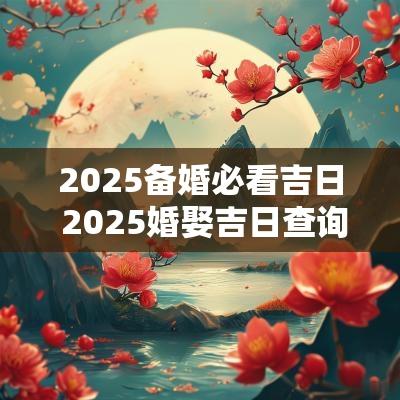 2025备婚必看吉日 2025婚娶吉日查询