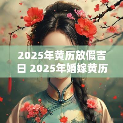 2025年黄历放假吉日 2025年婚嫁黄历吉日