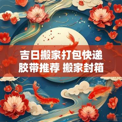 吉日搬家打包快递胶带推荐 搬家封箱胶带