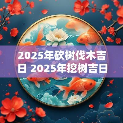 2025年砍树伐木吉日 2025年挖树吉日