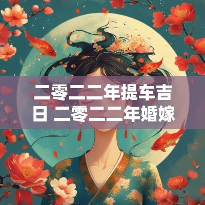 二零二二年提车吉日 二零二二年婚嫁吉日