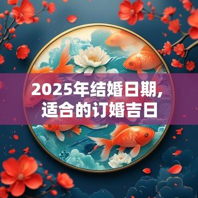2025年结婚日期, 适合的订婚吉日
