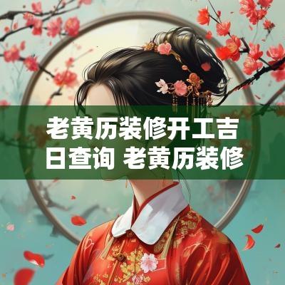 老黄历装修开工吉日查询 老黄历装修开工日