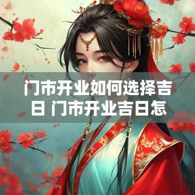 门市开业如何选择吉日 门市开业吉日怎么看
