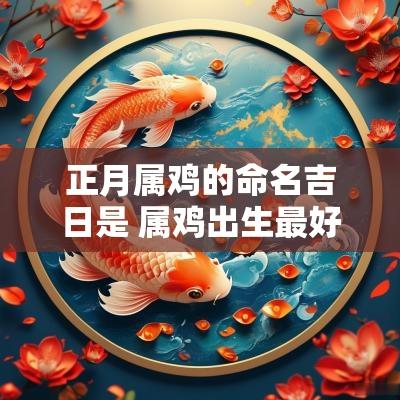 正月属鸡的命名吉日是 属鸡出生最好六个吉日