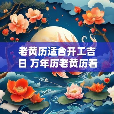 老黄历适合开工吉日 万年历老黄历看开工吉日