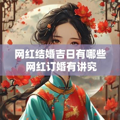 网红结婚吉日有哪些 网红订婚有讲究