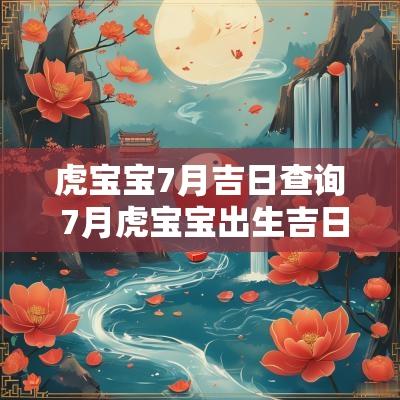 虎宝宝7月吉日查询 7月虎宝宝出生吉日查询