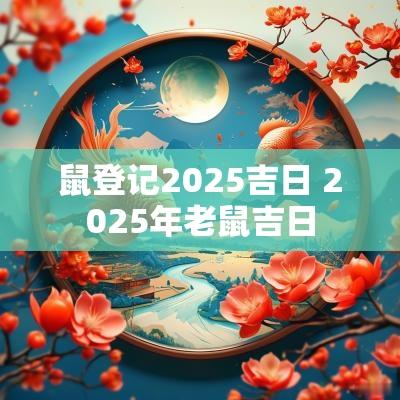 鼠登记2025吉日 2025年老鼠吉日
