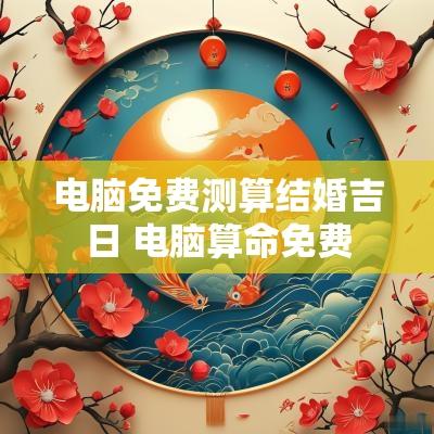 电脑免费测算结婚吉日 电脑算命免费