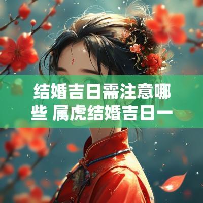 结婚吉日需注意哪些 属虎结婚吉日一览表