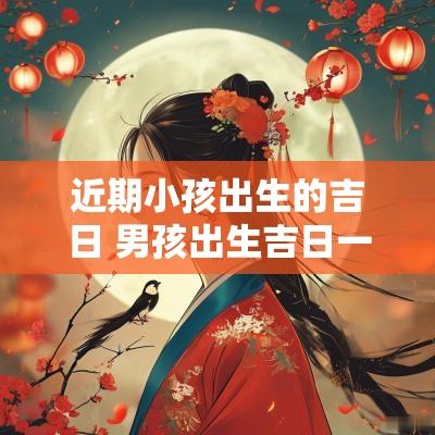 近期小孩出生的吉日 男孩出生吉日一览表