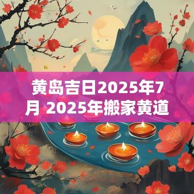 黄岛吉日2025年7月 2025年搬家黄道吉日