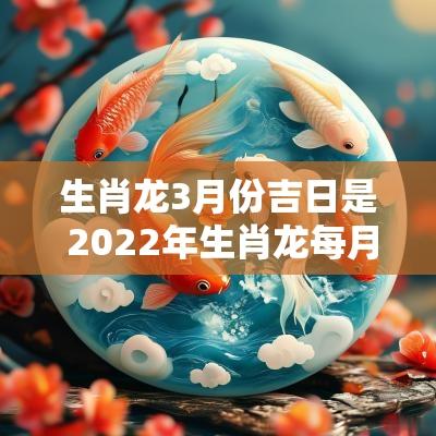 生肖龙3月份吉日是 2025年生肖龙每月的吉日