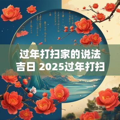过年打扫家的说法吉日 2025过年打扫房子吉日