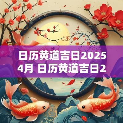 日历黄道吉日20254月 日历黄道吉日2月