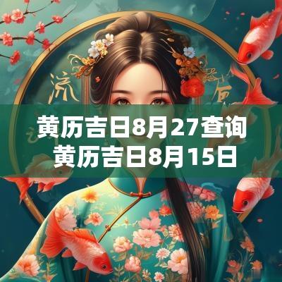 黄历吉日8月27查询 黄历吉日8月15日