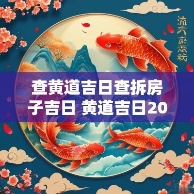 查黄道吉日查拆房子吉日 黄道吉日2025年吉日