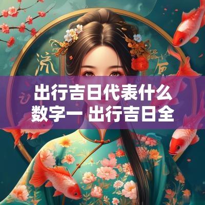 出行吉日代表什么数字一 出行吉日全部