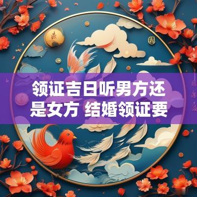 领证吉日听男方还是女方 结婚领证要看日子吗