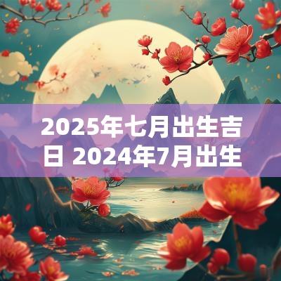 2025年七月出生吉日 2025年7月出生吉日吉时