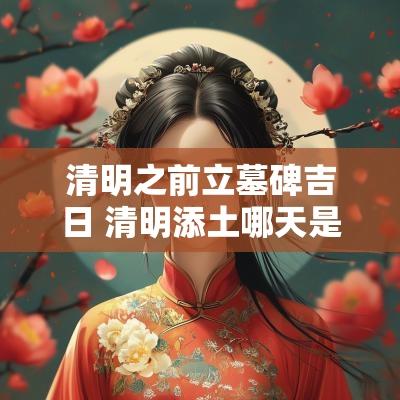 清明之前立墓碑吉日 清明添土哪天是吉日