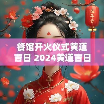 餐馆开火仪式黄道吉日 2025黄道吉日开火