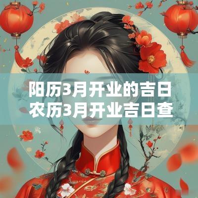 阳历3月开业的吉日 农历3月开业吉日查询