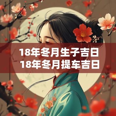 18年冬月生子吉日 18年冬月提车吉日