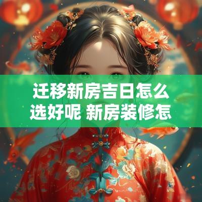 迁移新房吉日怎么选好呢 新房装修怎么选吉日