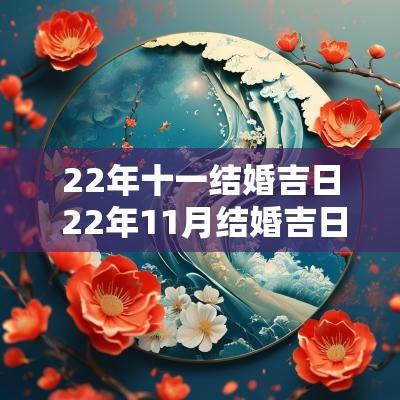 22年十一结婚吉日 22年11月结婚吉日一览表