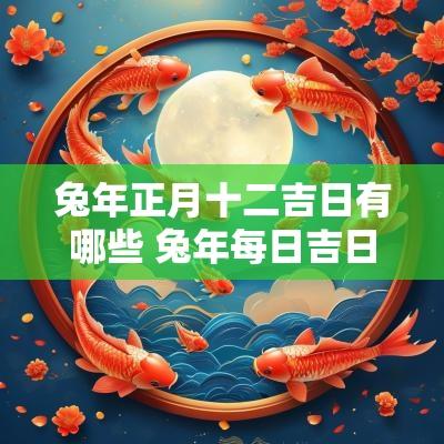 蛇年正月十二吉日有哪些 蛇年每日吉日吉时查询表