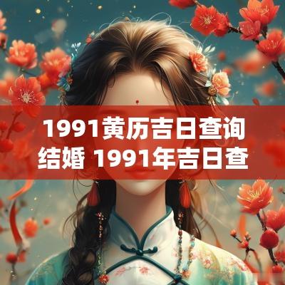 1991黄历吉日查询结婚 1991年吉日查询