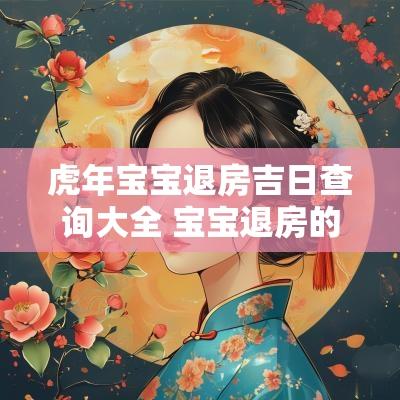 蛇年宝宝退房吉日查询大全 宝宝退房的正确流程