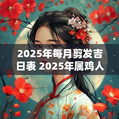 2025年每月剪发吉日表 2025年属鸡人剪发吉日
