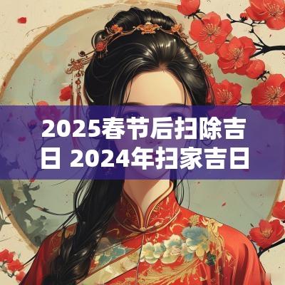 2025春节后扫除吉日 2025年扫家吉日时间表