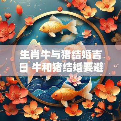 生肖牛与猪结婚吉日 牛和猪结婚要避哪些属相